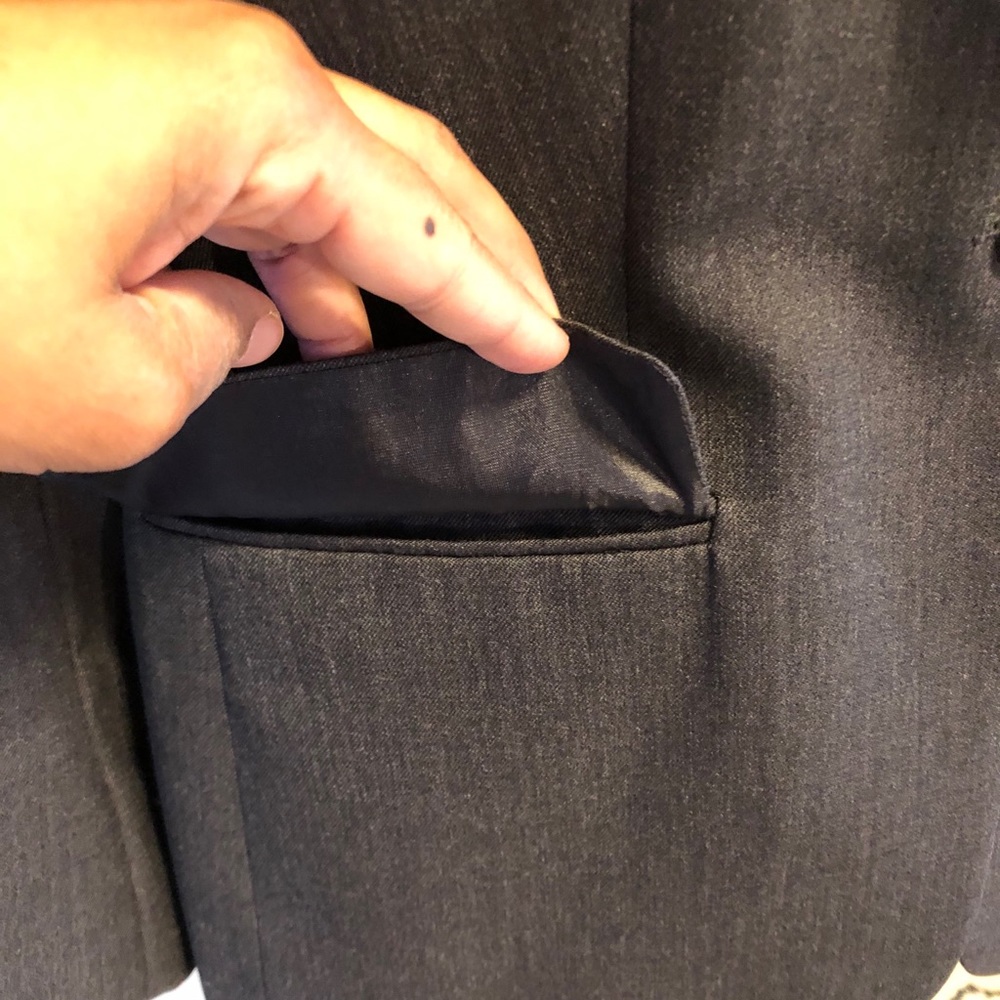 Pendleton Dark Gray Wool Single Button Blazer 4p - image 7